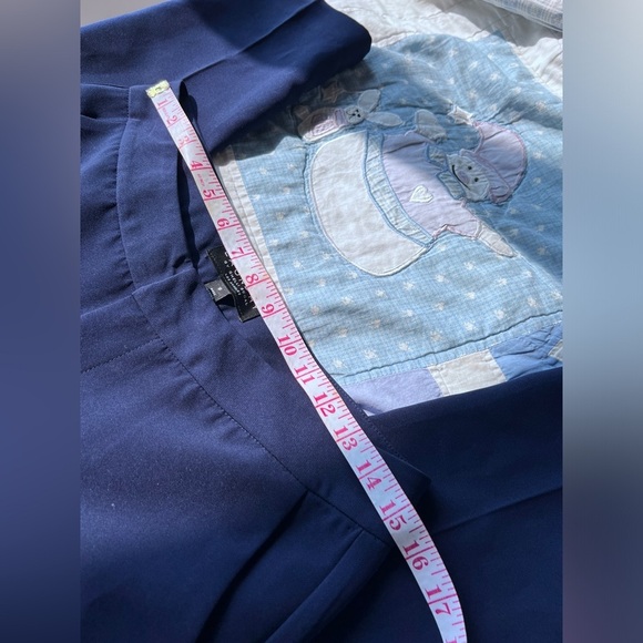 Laundry By Shelli Segal Womens Navy Blue High-Waisted Office Workwear trousers 8 - Picture 7 of 10